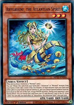 Abyssrhine, the Atlantean Spirit MP25-244 Ultra Rare Near Mint Englisch 1. Auflage
