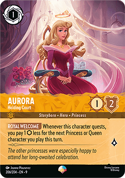 Aurora - Hält Hof 9FAB-206 Epic Near Mint Deutsch Foil