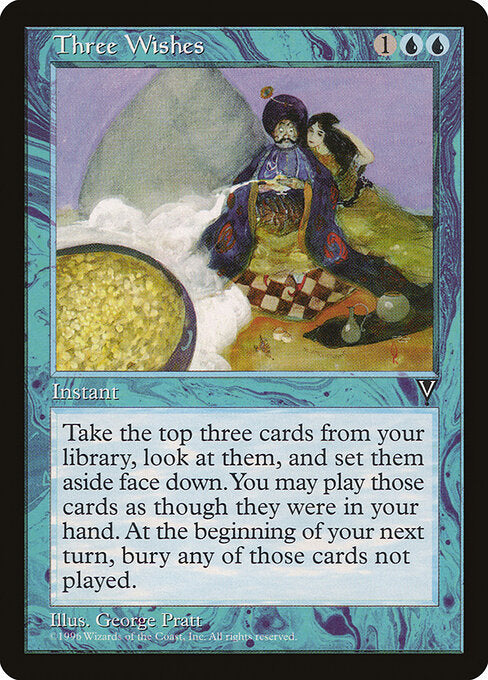 Three Wishes VIS- Rare Excellent Englisch