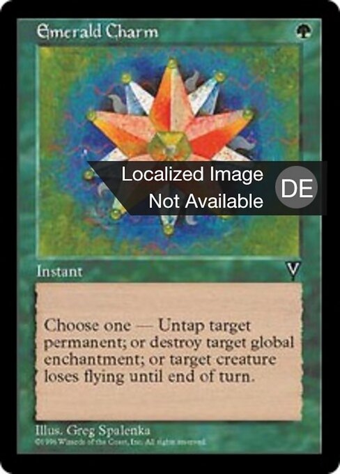 Smaragdamulett VIS- Common Light Played Deutsch