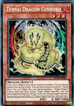 Tenpai-Drache Genroku MP25-DE082 Secret Rare Excellent Deutsch 1. Auflage