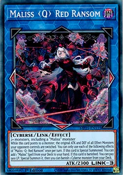 Maliss Q Rotes Lösegeld MP25-125 Secret Rare Excellent Deutsch 1. Auflage