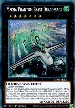 Mecha-Phantomungeheuer Drachossack MP25-135 Secret Rare Excellent Deutsch 1. Auflage