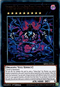 Nummer 95: Galaxieaugen-Dunkelmateriedrache MP25-DE300 Ultra Rare Good Deutsch 1. Auflage