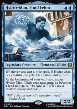Hydro-Man, Fluid Felon SPM-33 Rare Near Mint Englisch