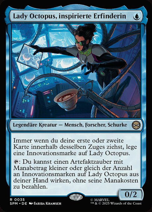 Lady Octopus, Inspired Inventor SPM-35 Rare Near Mint Deutsch