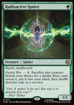 Radioactive Spider SPM-111 Rare Near Mint Englisch