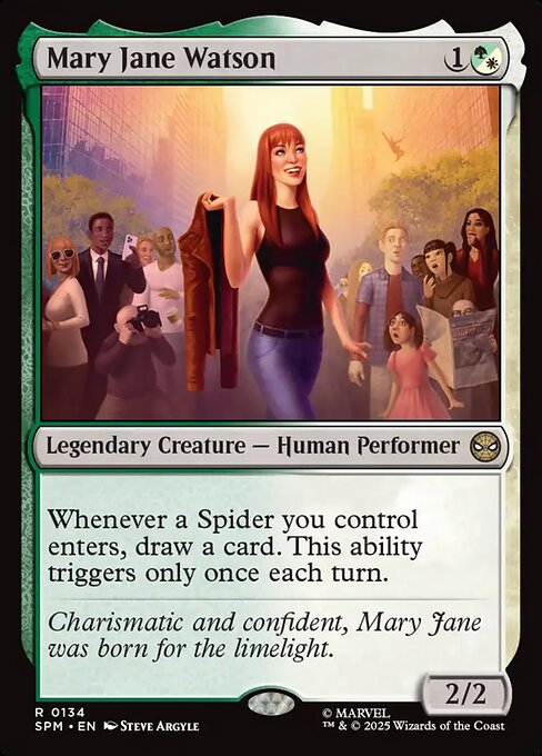 Mary Jane Watson SPM-134 Rare Near Mint Englisch