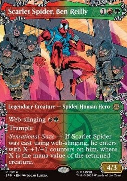 Scarlet Spider, Ben Reilly XSPM-214 Rare Excellent Deutsch