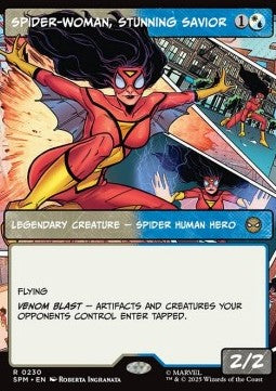 Spider-Woman, elektrisierende Retterin XSPM-230 Rare Excellent Deutsch