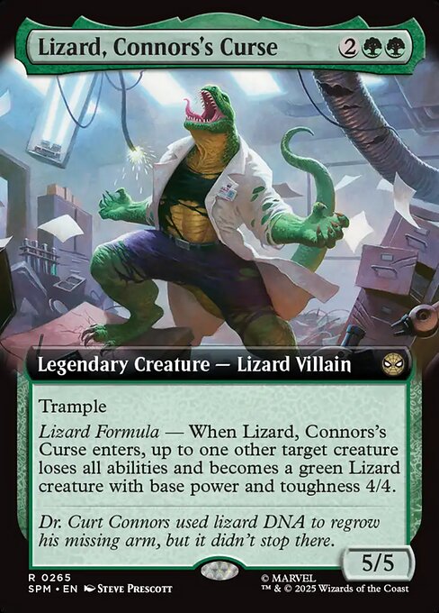 Lizard, Connors's Curse XSPM-265 Rare Near Mint Englisch