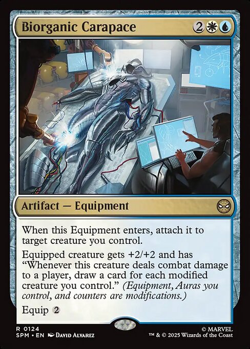 Biorganic Carapace SPM-124 Rare Near Mint Englisch Foil
