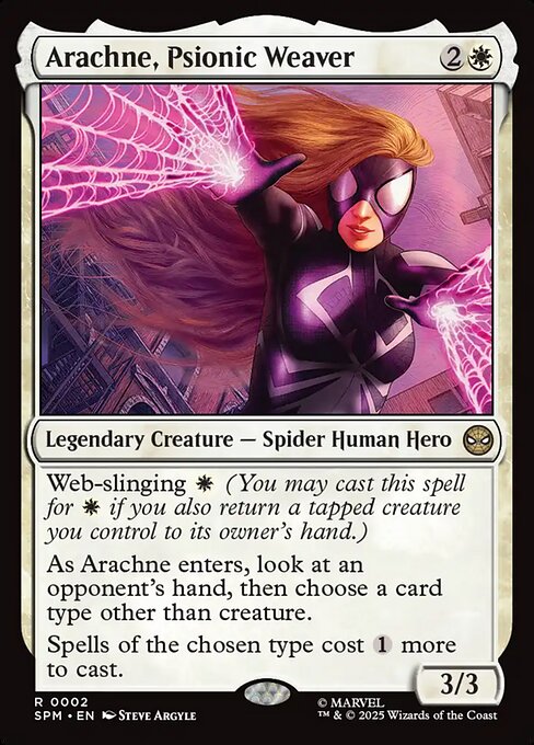 Arachne, Psionic Weaver SPM-2 Rare Near Mint Englisch Foil