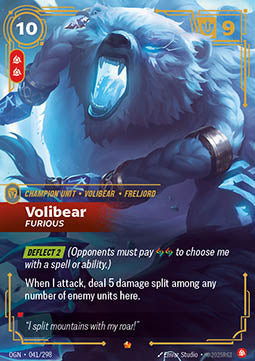 Volibear, Furious OGN-041 Epic Near Mint Englisch Foil