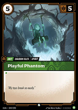Playful Phantom OGN-049 Common Near Mint Englisch Foil