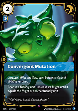 Convergent Mutation OGN-108 Rare Near Mint Englisch Foil