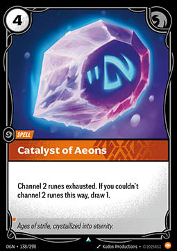 Catalyst of Aeons OGN-138 Uncommon Near Mint Englisch Foil