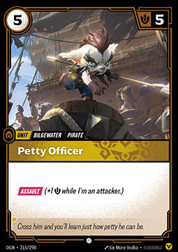 Petty Officer OGN-215 Common Near Mint Englisch Foil