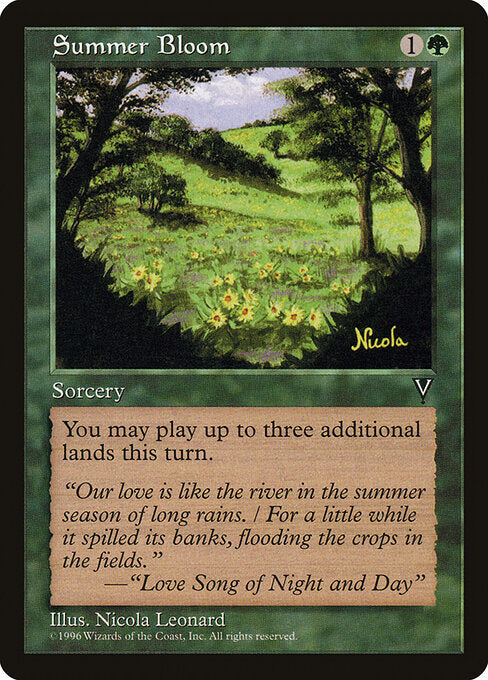 Summer Bloom VIS- Uncommon Excellent Englisch
