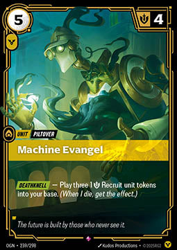 Machine Evangel OGN-239 Rare Near Mint Englisch Foil