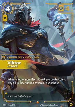 Viktor, Leader OGN-246 Epic Excellent Englisch Foil