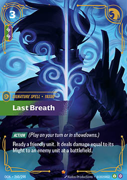Last Breath OGN-260 Epic Near Mint Englisch Foil