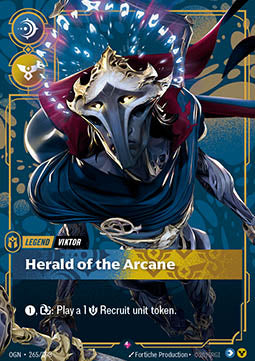Viktor, Herald of the Arcane OGN-265 Rare Near Mint Englisch Foil