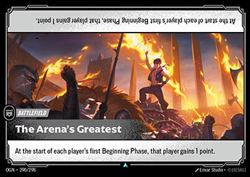 The Arena's Greatest OGN-290 Uncommon Near Mint Englisch Foil