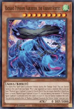 Glanztaifun Varuroon, der pulsierende Strudel DOOD-016 Super Rare Excellent Deutsch 1. Auflage