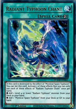Radiant Typhoon Chant (V.1) DOOD-EN061 Ultra Rare Near Mint Englisch 1. Auflage