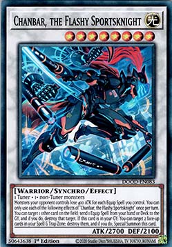 Chanbar, der auffällige Sportritter DOOD-083 Super Rare Near Mint Deutsch 1. Auflage