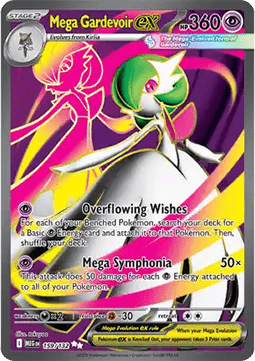 Mega Guardevoir ex MEG-159 Ultra Rare Excellent Deutsch