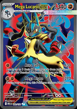 Mega Lucario ex MEG-160 Ultra Rare Excellent Deutsch