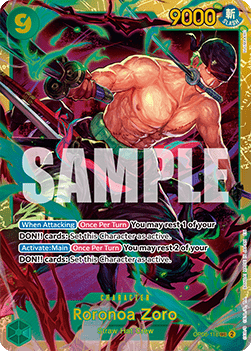 Roronoa Zoro (OP06-118) PRB02 Secret Rare Near Mint Englisch