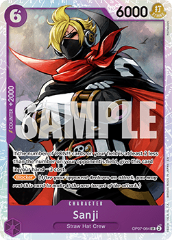 Sanji (OP07-064) PRB02 Super Rare Excellent Englisch
