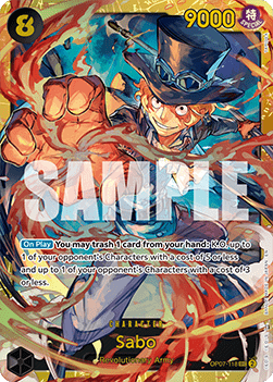 Sabo (OP07-118) PRB02 Secret Rare Good Deutsch