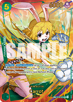 Carrot (OP08-023) (V.2) PRB02 Special Rare Near Mint Englisch