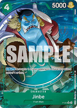 Jinbe (P-063) (V.3) PRB02 Alternate Art Near Mint Englisch