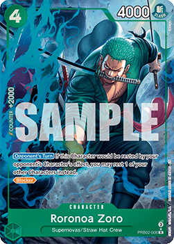 Roronoa Zoro (PRB02-006) (V.2) PRB02 Alternate Art Near Mint Englisch