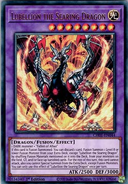 Lubellion der sengende Drache CH01-044 Ultra Rare Good Deutsch 1. Auflage
