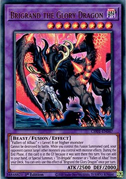 Brigrand der Ruhmdrache CH01-047 Ultra Rare Near Mint Deutsch 1. Auflage