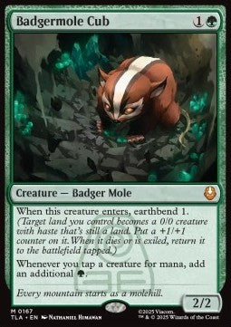 Badgermole Cub TLA-167 Mythic Near Mint Englisch Foil