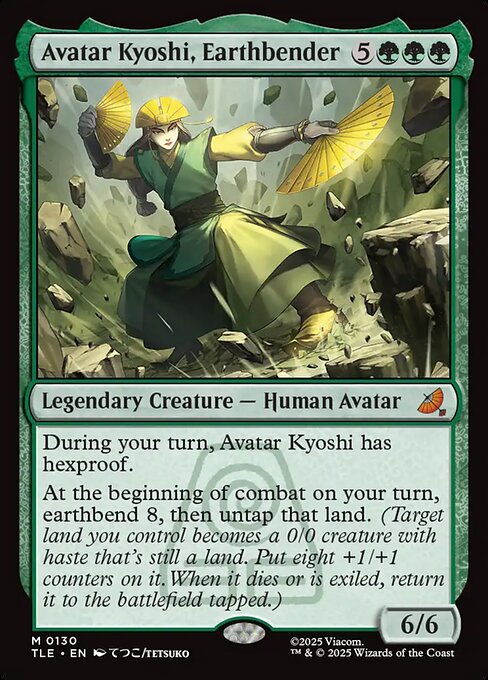 Avatar Kyoshi, Earthbender (V.1) TLE-130 Mythic Near Mint Englisch