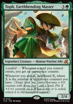 Toph, Meisterin des Erdbändigens (V.1) TLE-145 Mythic Excellent Deutsch