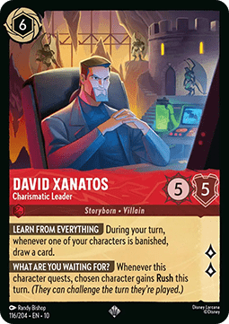 David Xanatos - Charismatic Leader 10WHI-116 Super Rare Near Mint Englisch
