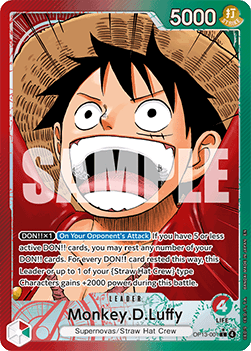 Monkey.D.Luffy (OP13-001) (V.2) OP13 Alternate Art Near Mint Englisch
