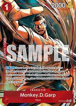 Monkey.D.Garp (OP13-016) (V.2) OP13 Alternate Art Near Mint Englisch