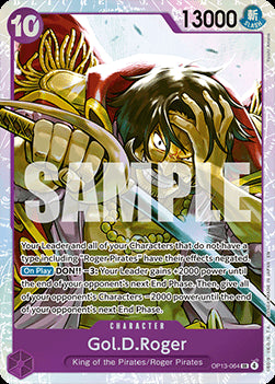 Gol.D.Roger (OP13-064) (V.1) OP13 Super Rare Near Mint Englisch