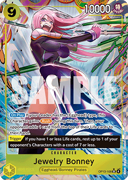 Jewelry Bonney (OP13-108) (V.2) OP13 Alternate Art Near Mint Englisch