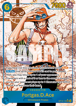 Portgas.D.Ace (OP13-119) (V.2) OP13 Alternate Art Near Mint Englisch